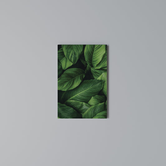 VIBRANT LEAFY EMBRACE Vertical Canvas Print