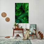 VIBRANT LEAFY EMBRACE Peel and Stick Vertical Poster