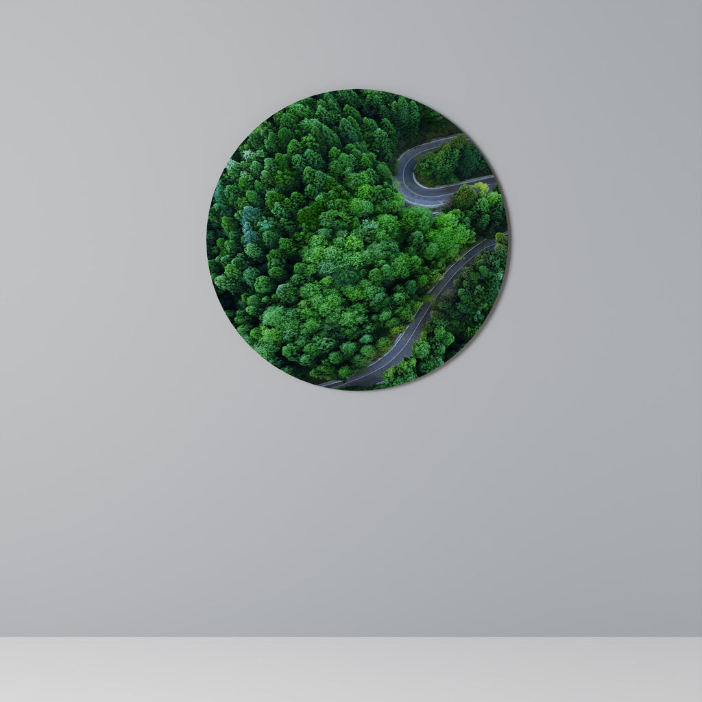 ENCHANTED FOREST RIDE Round Wall Art