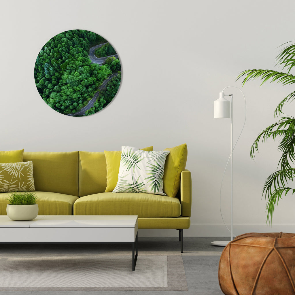 ENCHANTED FOREST RIDE Round Wall Art