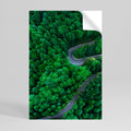 ENCHANTED FOREST RIDE Selbstklebendes Poster - Hochformat