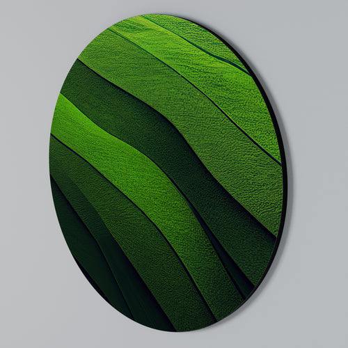 FRESH LANDSCAPE Round Wall Art