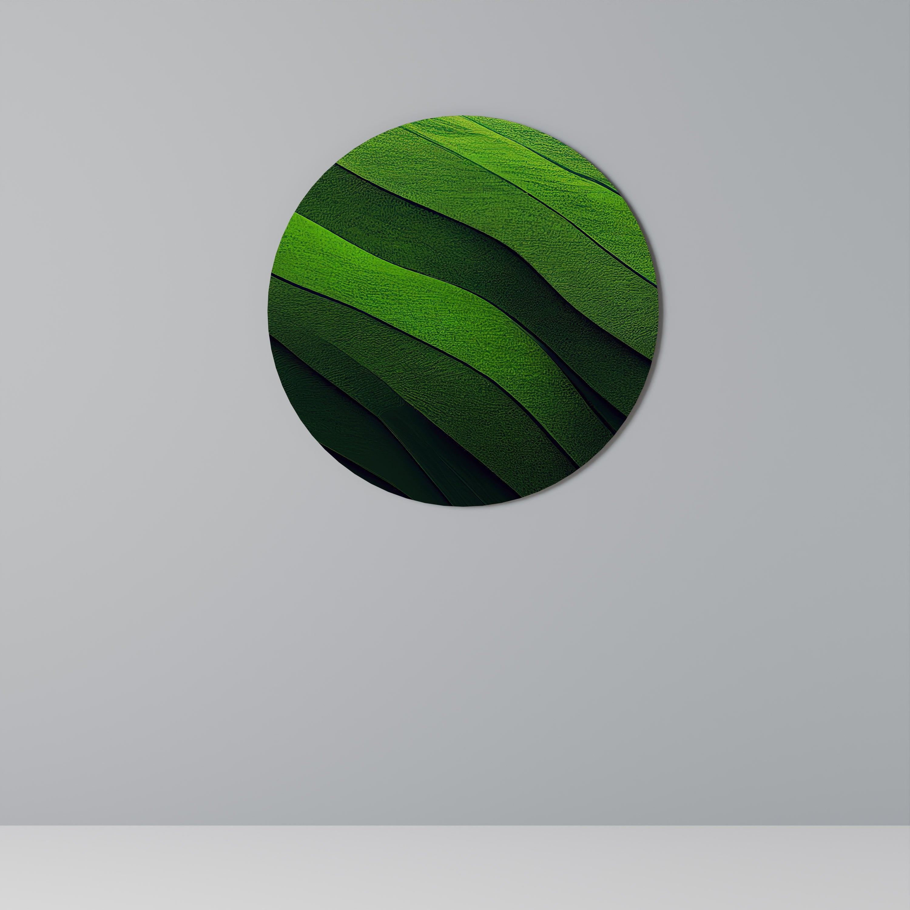 FRESH LANDSCAPE Runde Wanddekoration Ø 69 cm