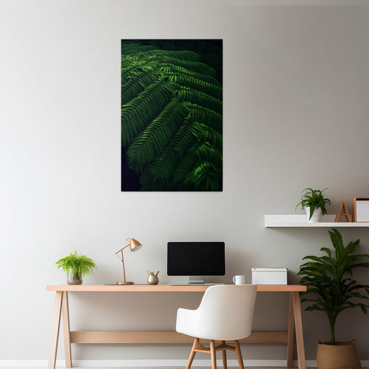 FERN FANTASY Vertical Canvas Print
