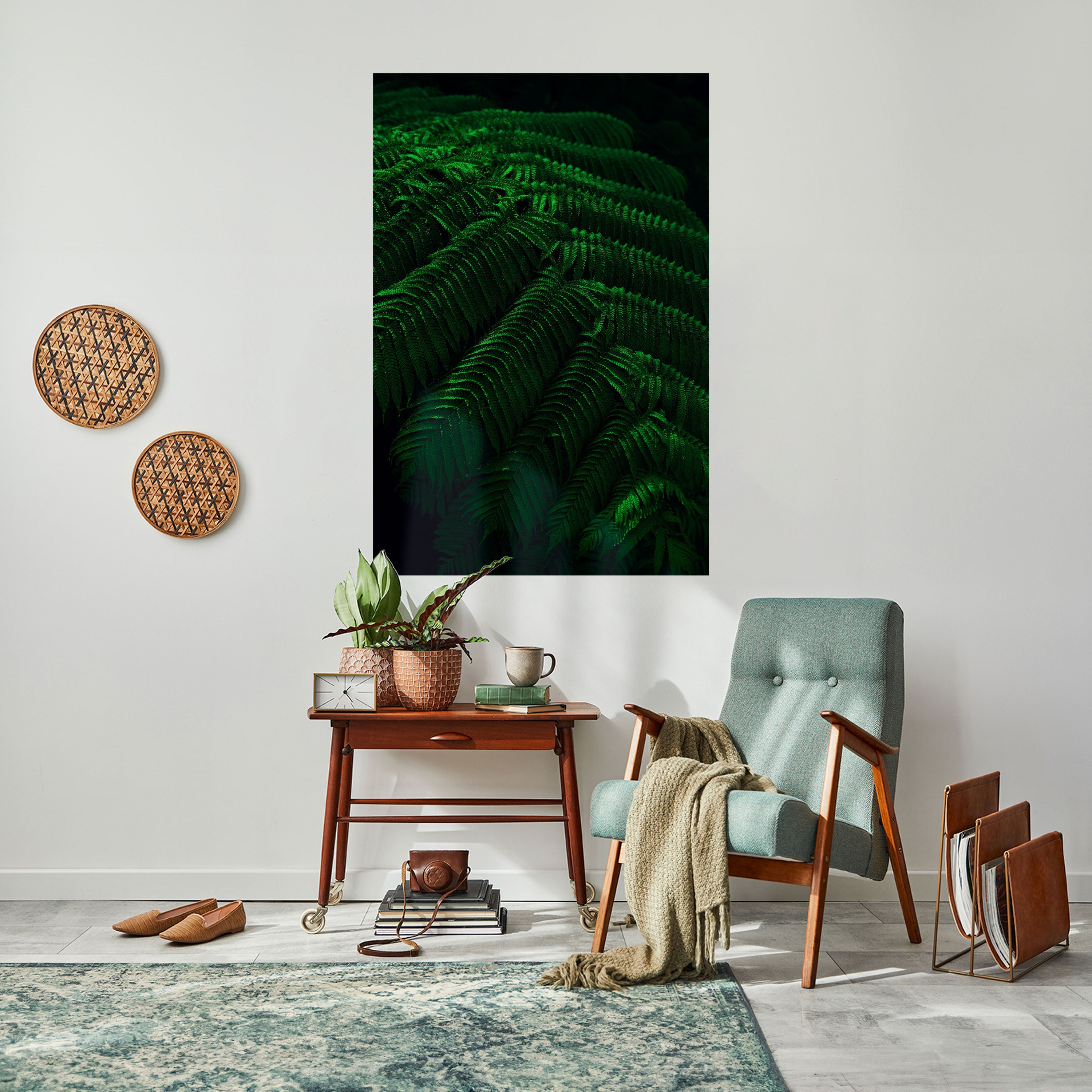 FERN FANTASY Vertikales Poster zum Abziehen und Aufkleben