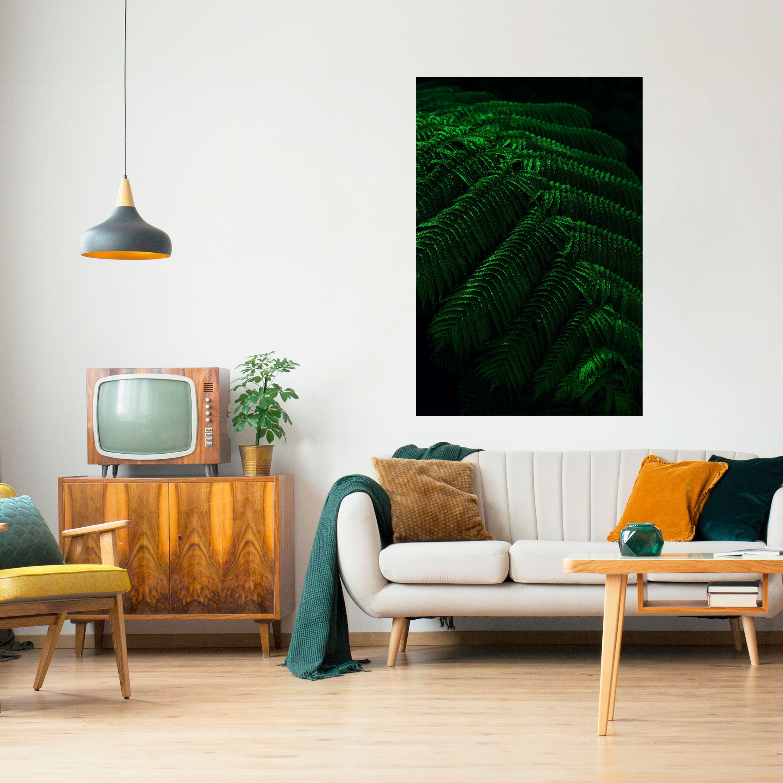 FERN FANTASY Vertikales Poster zum Abziehen und Aufkleben