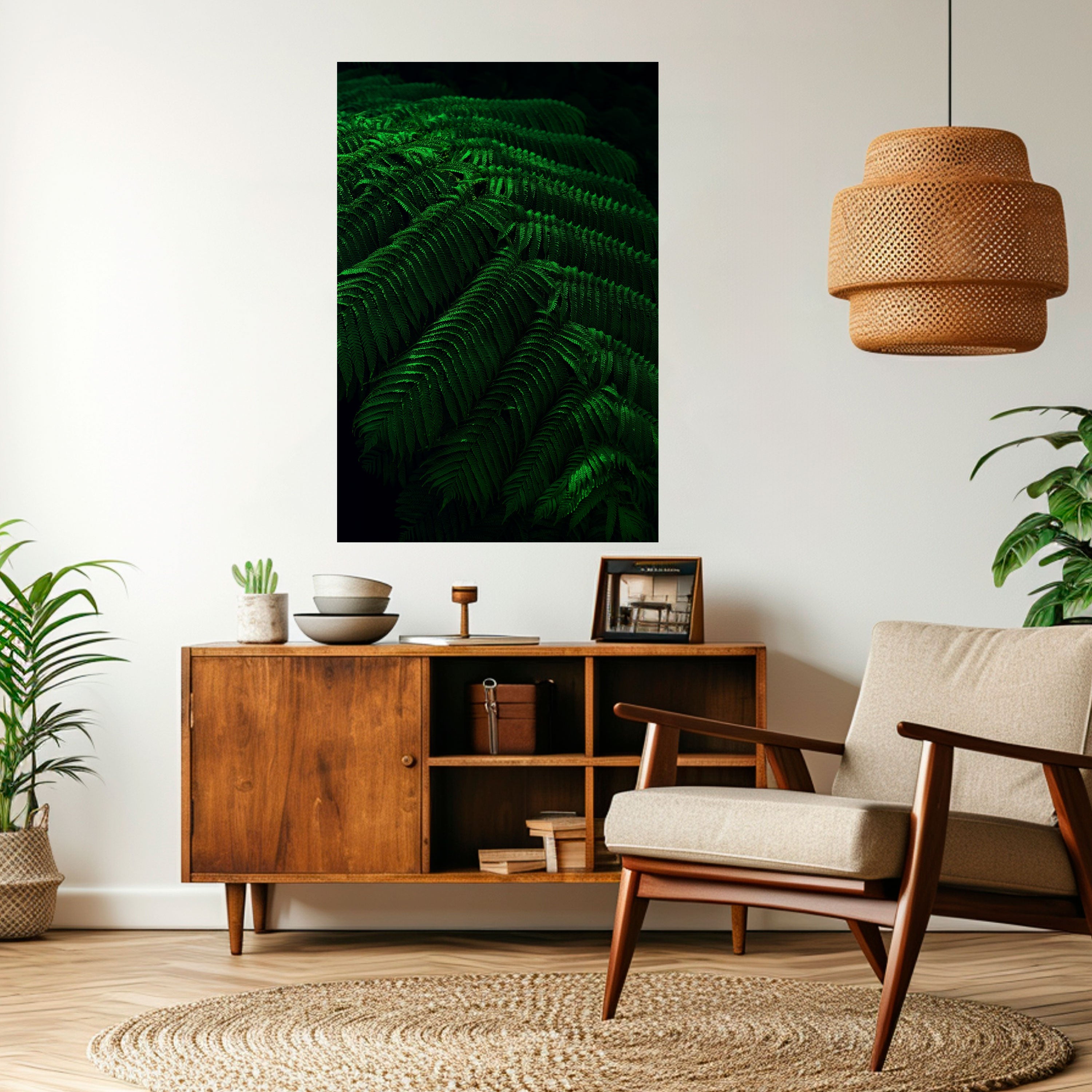 FERN FANTASY Vertikales Poster zum Abziehen und Aufkleben