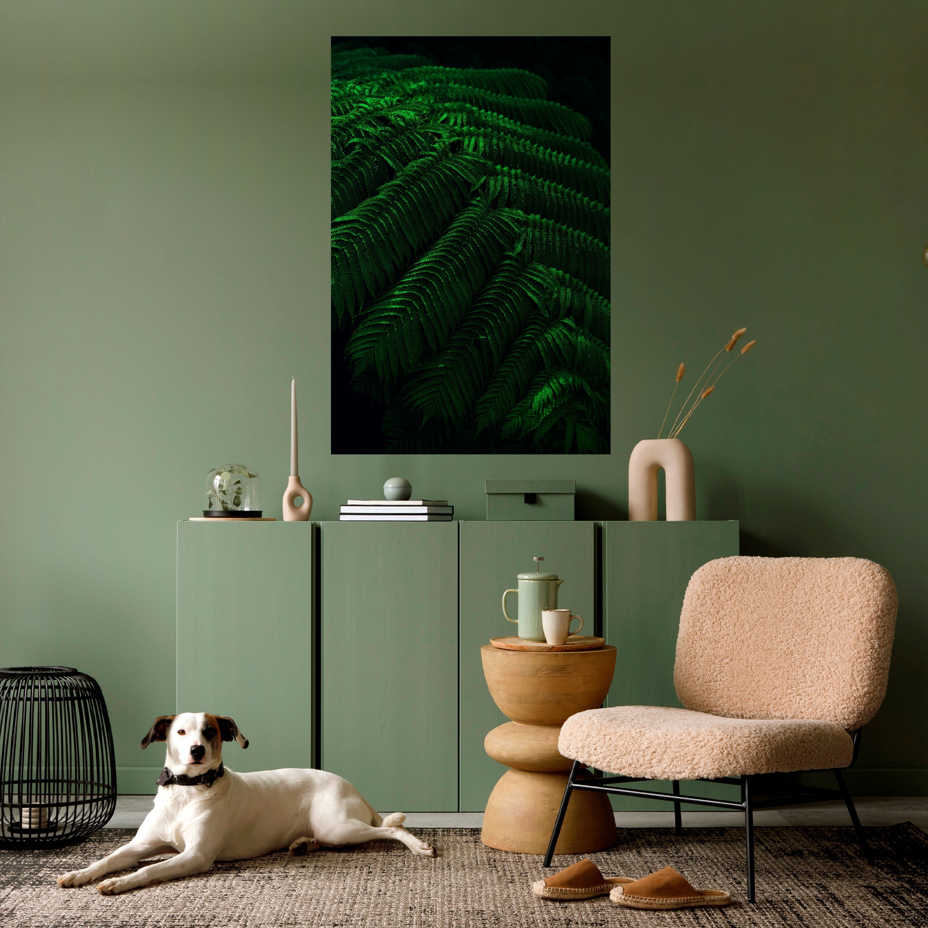 FERN FANTASY Vertikales Poster zum Abziehen und Aufkleben