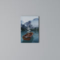 FOGGY MOUNTAIN OASIS Vertical Canvas Print