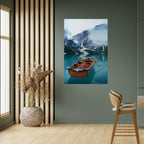 FOGGY MOUNTAIN OASIS Peel and Stick Vertical Poster