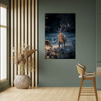 ANTLERED REGALITY Selbstklebendes Poster - Hochformat