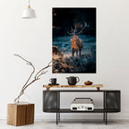 ANTLERED REGALITY Selbstklebendes Poster - Hochformat