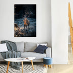 ANTLERED REGALITY Selbstklebendes Poster - Hochformat