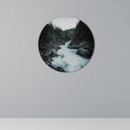 RUSHING REFLECTIONS Runde Wanddekoration Ø 69 cm