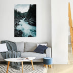 RUSHING REFLECTIONS Peel and Stick Vertical Poster