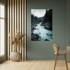 RUSHING REFLECTIONS Peel and Stick Vertical Poster