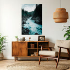 RUSHING REFLECTIONS Peel and Stick Vertical Poster