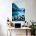 REFLECTIVE WATERS Peel and Stick Vertical Poster