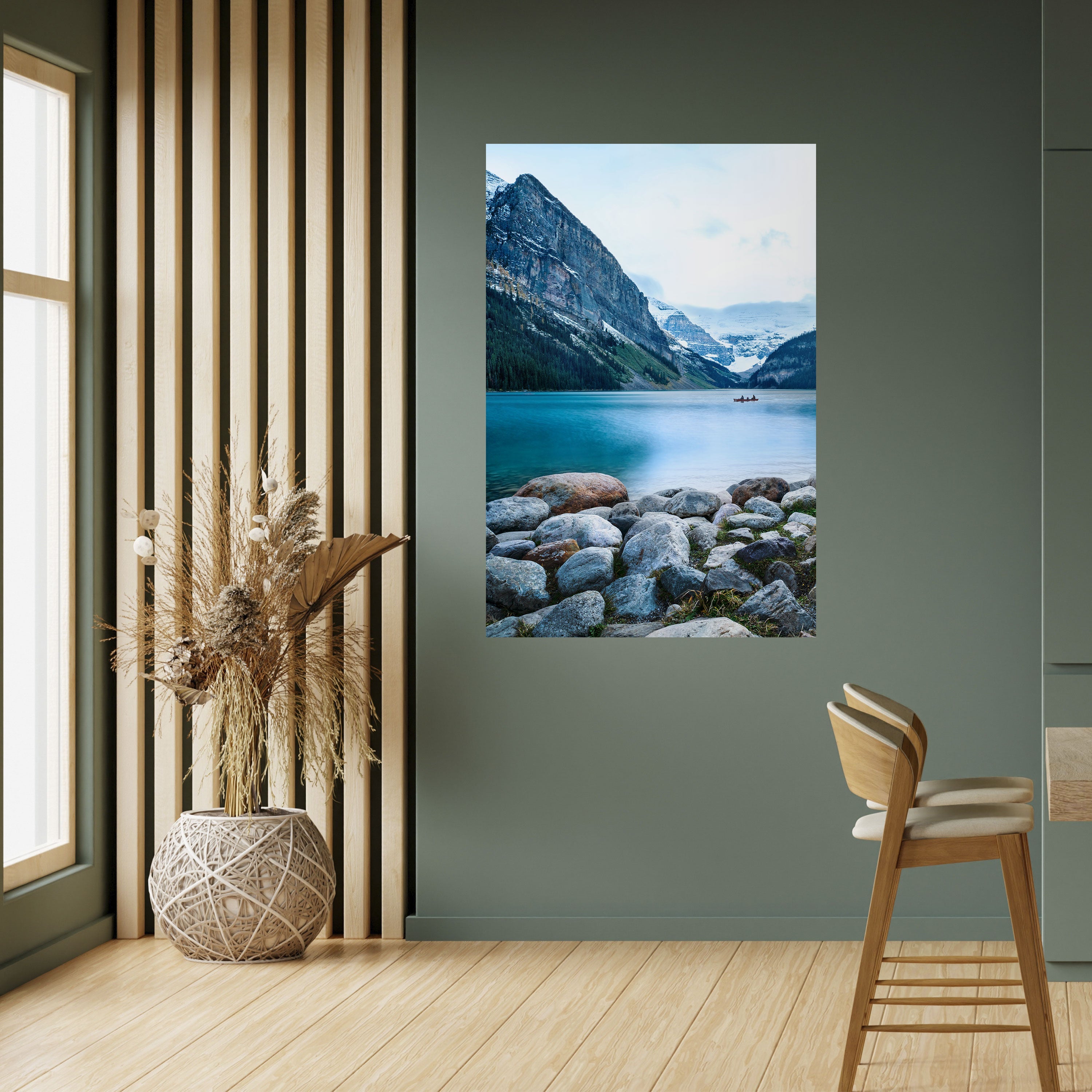 REFLECTIVE WATERS Vertikales Poster zum Abziehen und Aufkleben