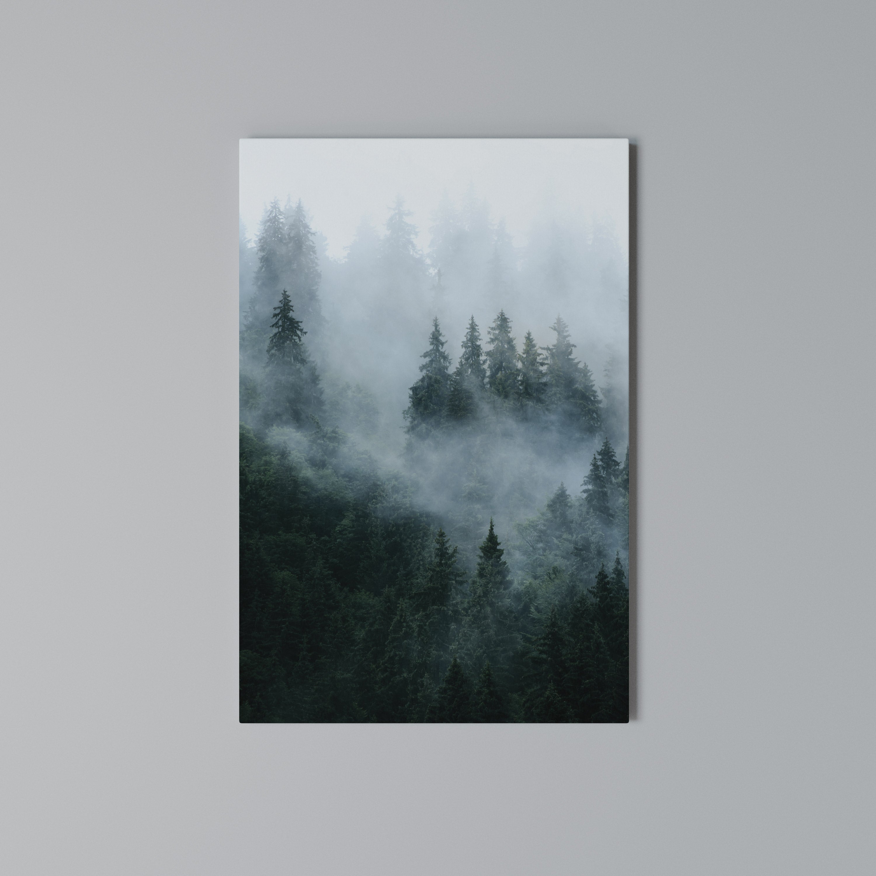 VEIL OF MIST Vertical Canvas Print