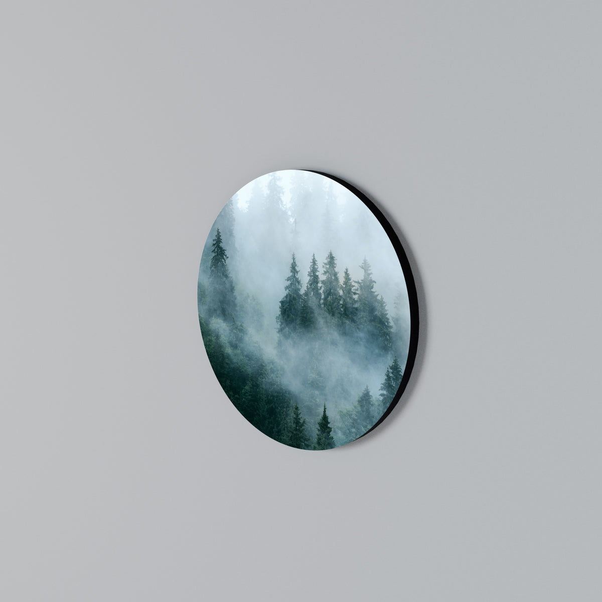 VEIL OF MIST Round Wall Art