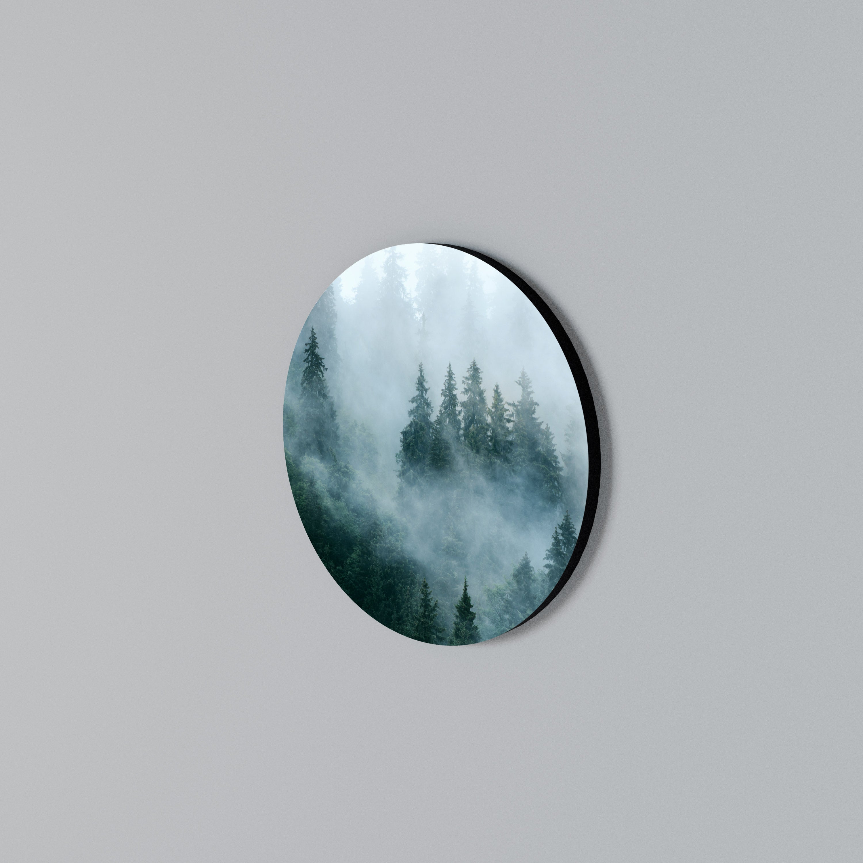 VEIL OF MIST Round Wall Art