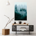 VEIL OF MIST Peel and Stick Vertical Poster