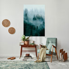 VEIL OF MIST Peel and Stick Vertical Poster