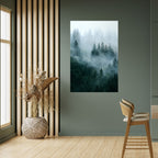 VEIL OF MIST Peel and Stick Vertical Poster