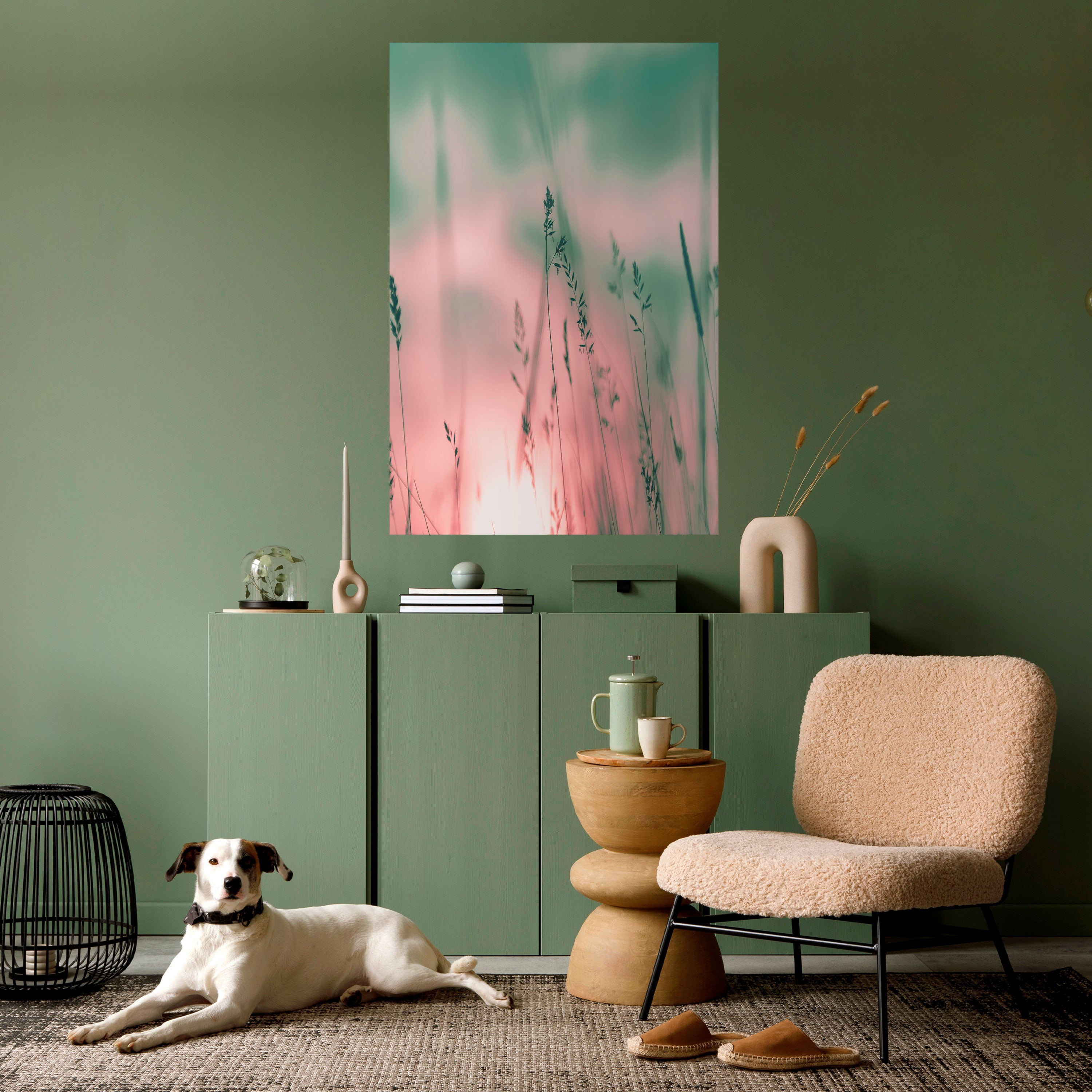 PASTEL BREEZE Vertikales Poster zum Abziehen und Aufkleben