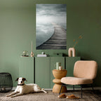 WHISPERING PATHWAYS Selbstklebendes Poster - Hochformat