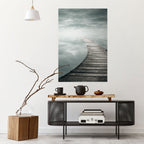 WHISPERING PATHWAYS Selbstklebendes Poster - Hochformat