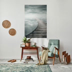 WHISPERING PATHWAYS Selbstklebendes Poster - Hochformat