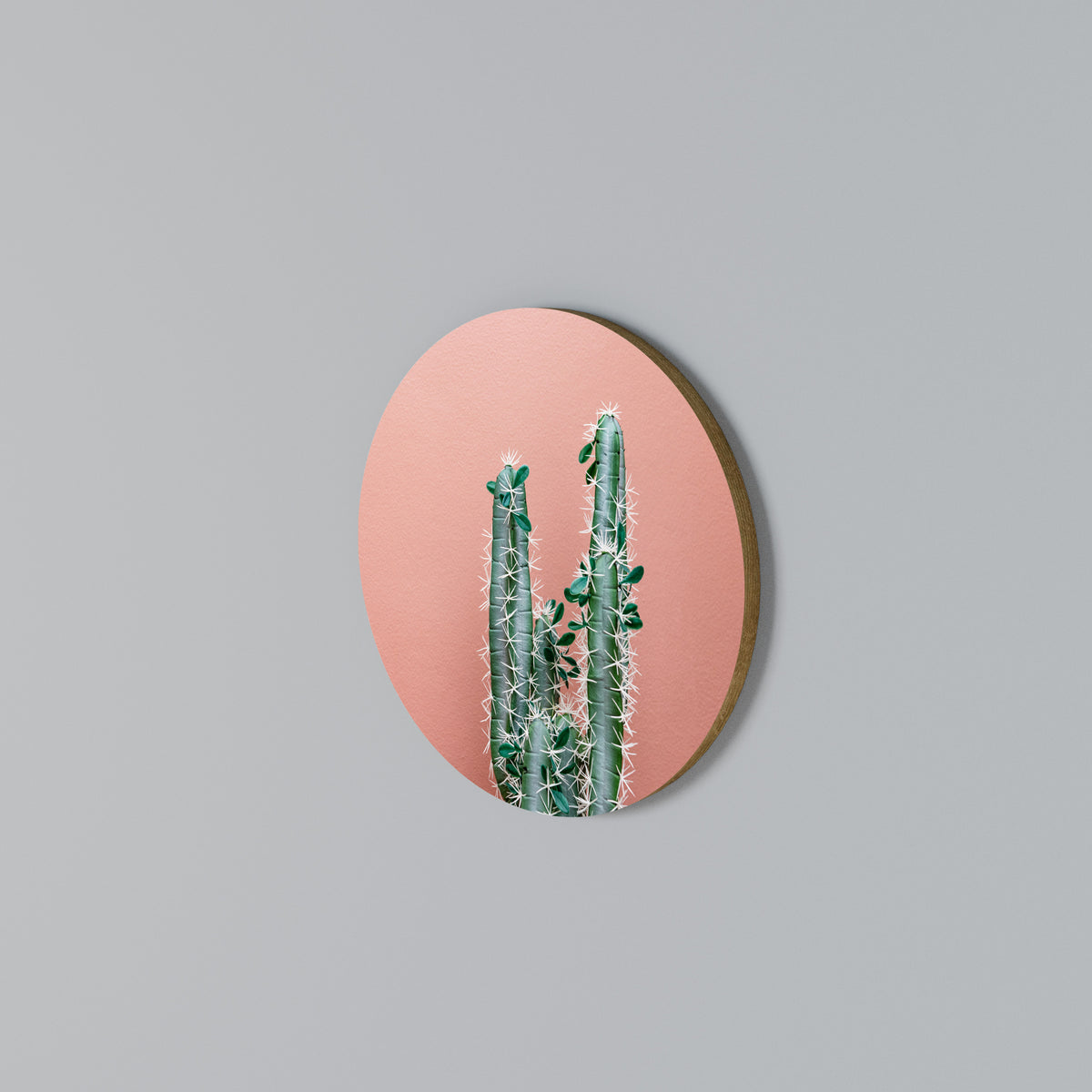 LORD CACTUS Rundes Wandbild