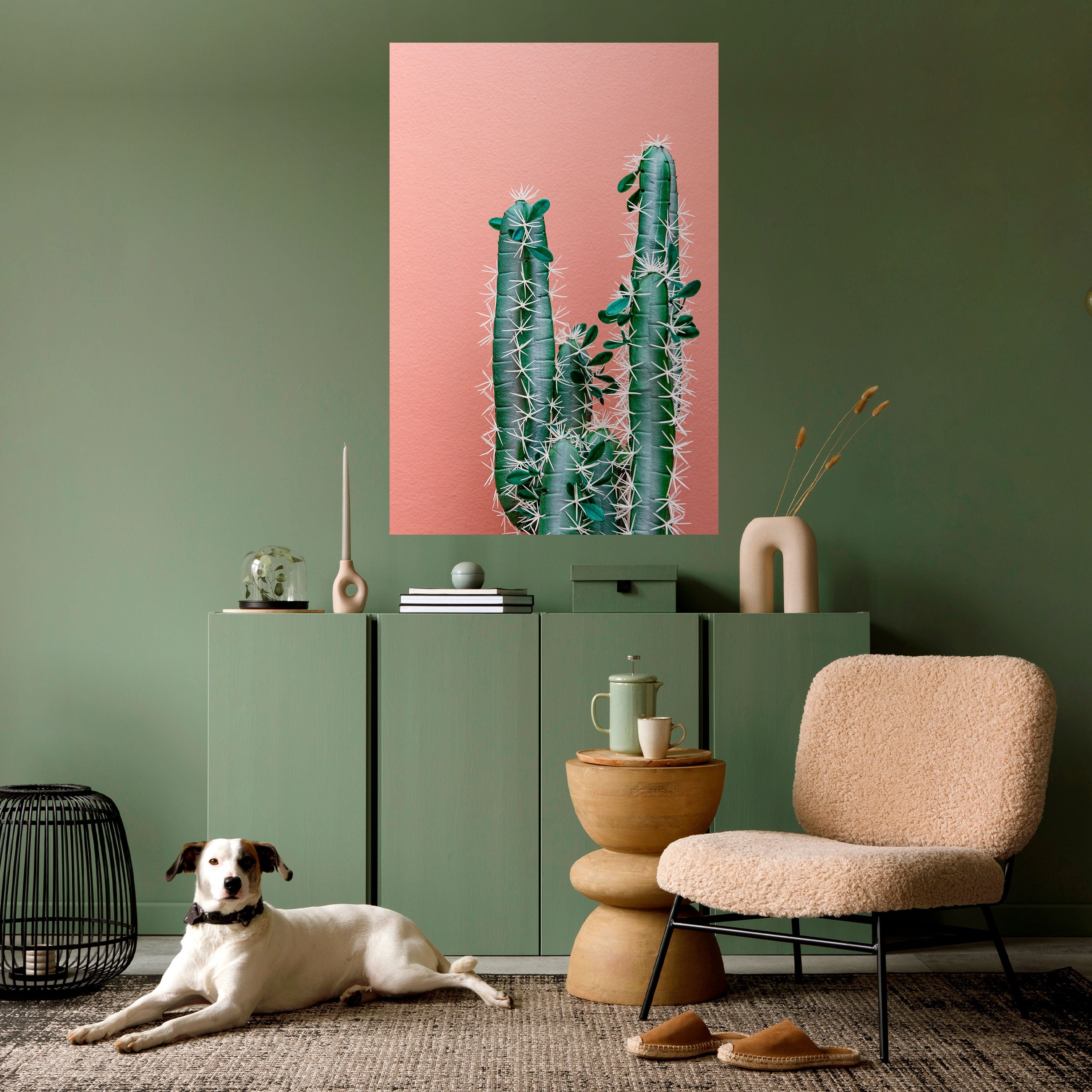 LORD CACTUS Vertikales Poster zum Abziehen und Aufkleben