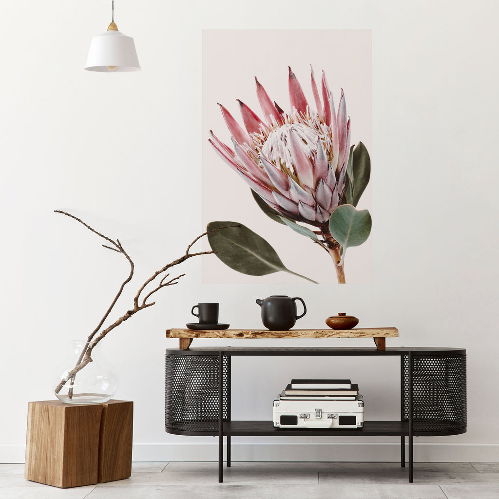 PROTEA FLOWER Vertikales Poster zum Abziehen und Aufkleben