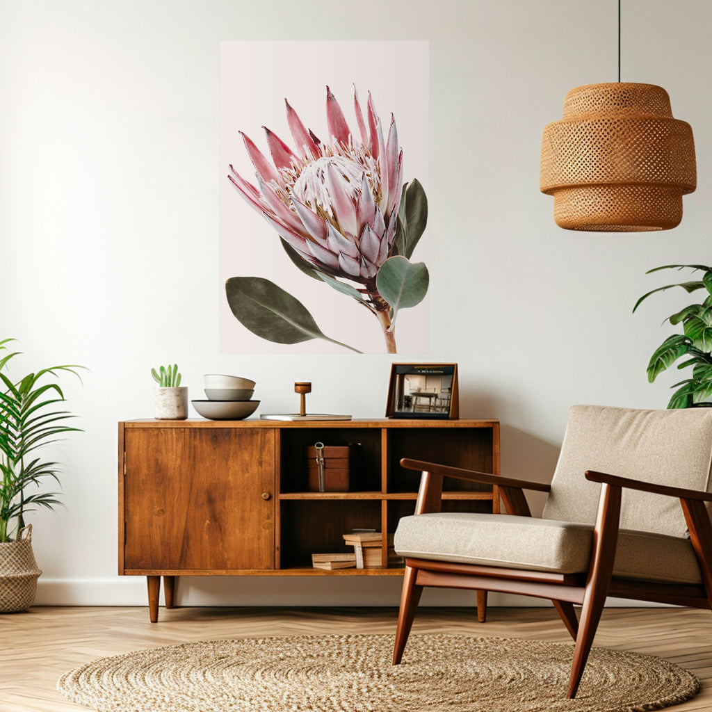 PROTEA FLOWER Vertikales Poster zum Abziehen und Aufkleben