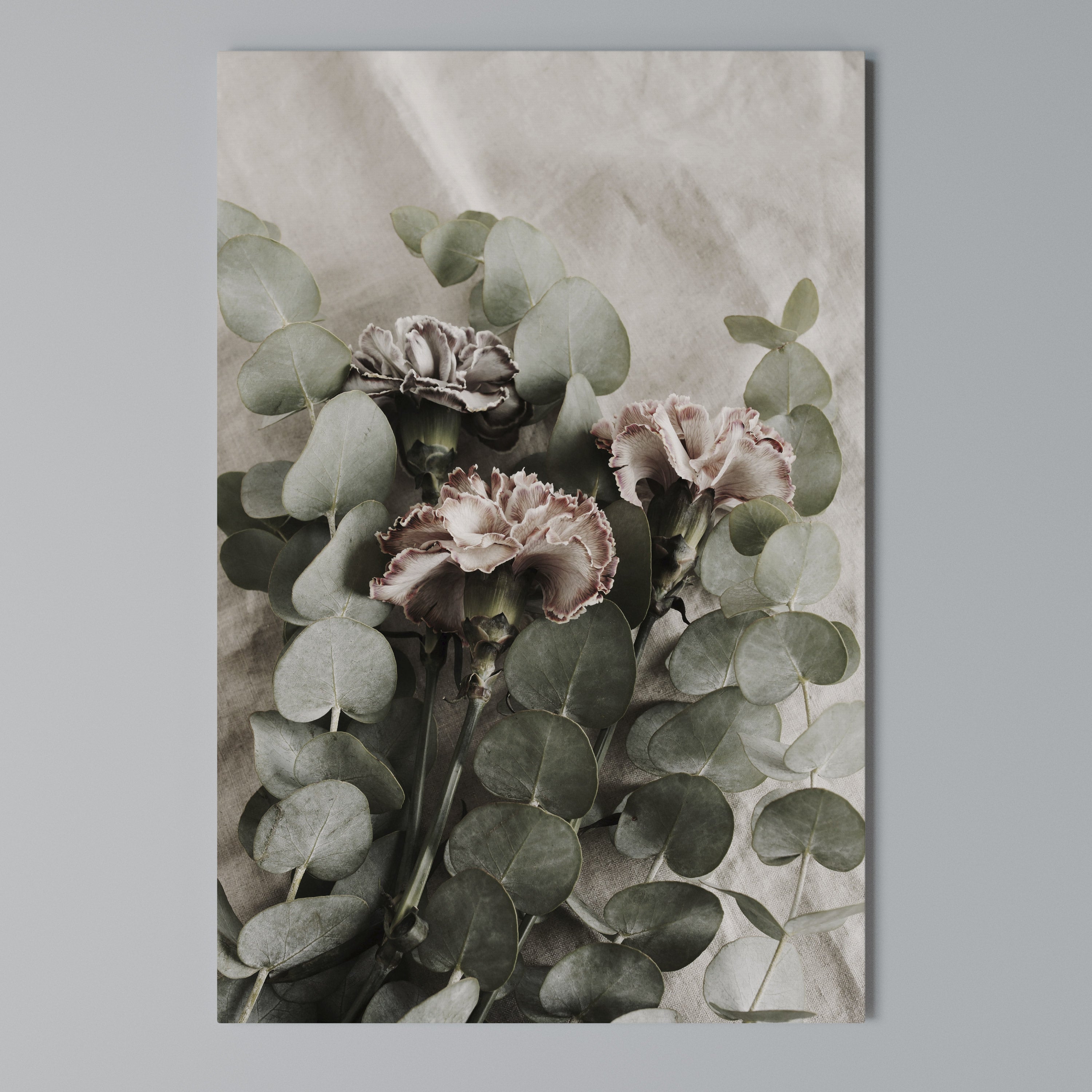 LINEN CLOVES Vertical Canvas Print