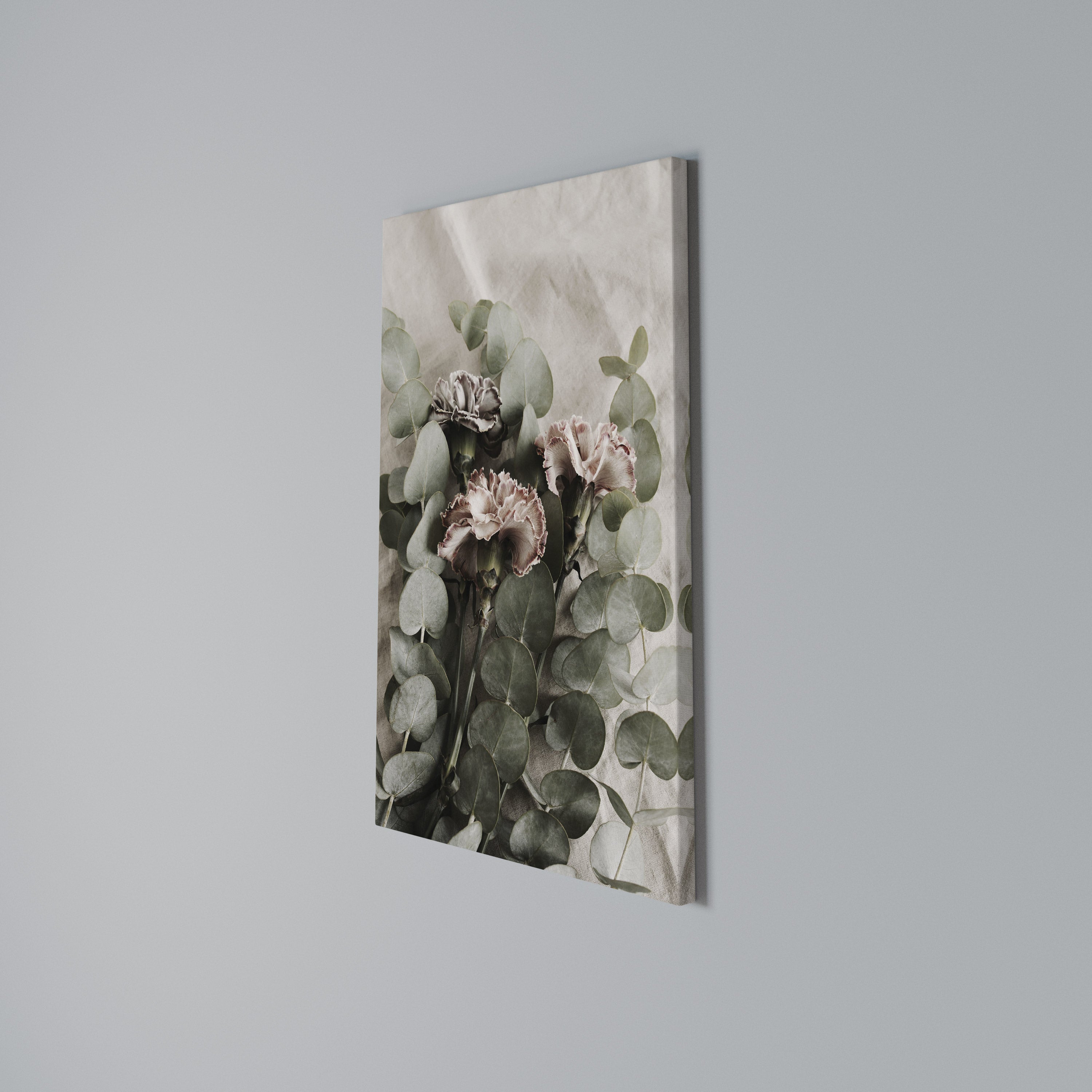 LINEN CLOVES Vertical Canvas Print