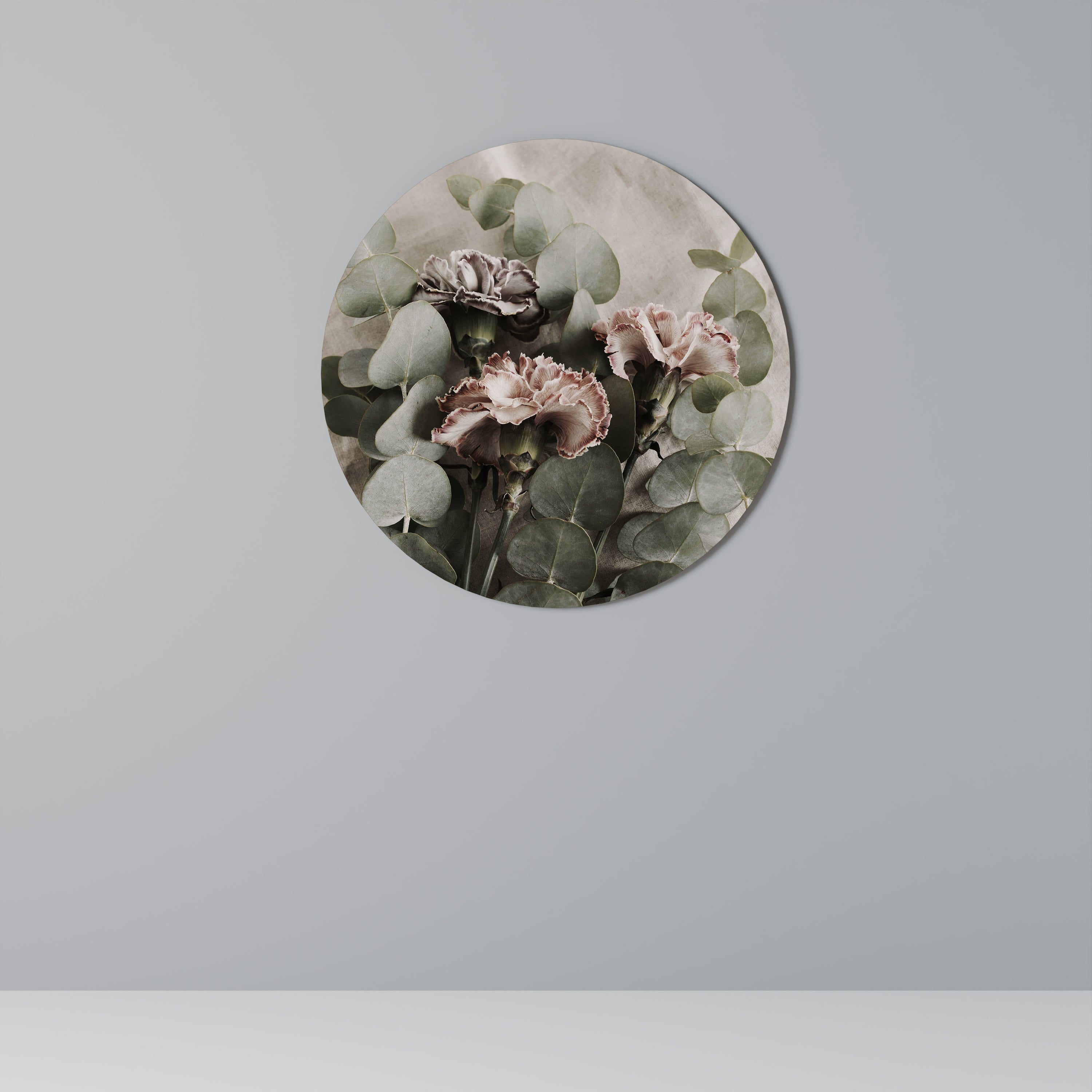 LINEN CLOVES Runde Wanddekoration Ø 69 cm