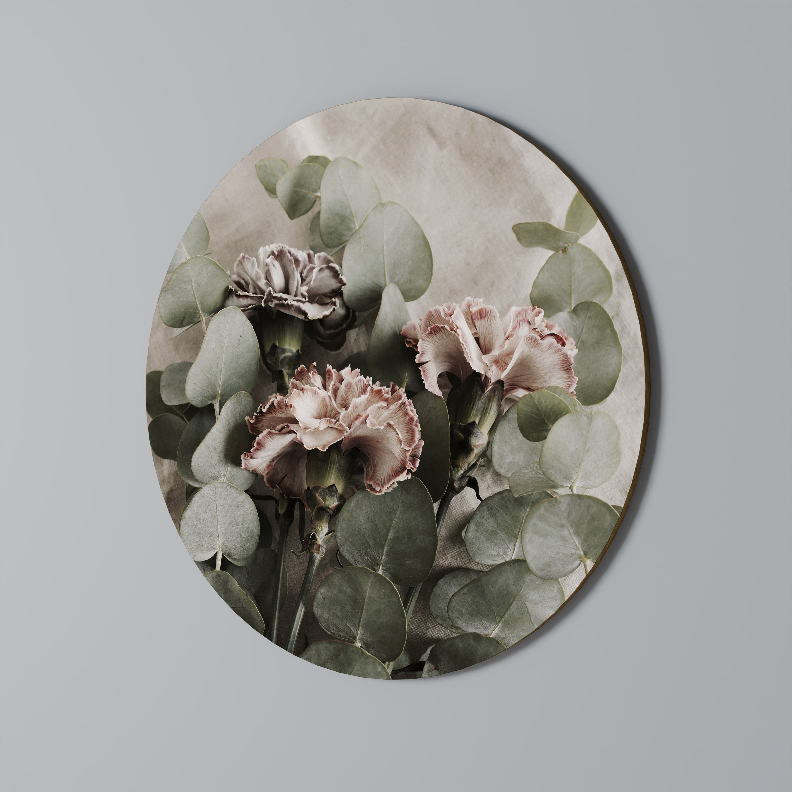 LINEN CLOVES Runde Wanddekoration Ø 69 cm