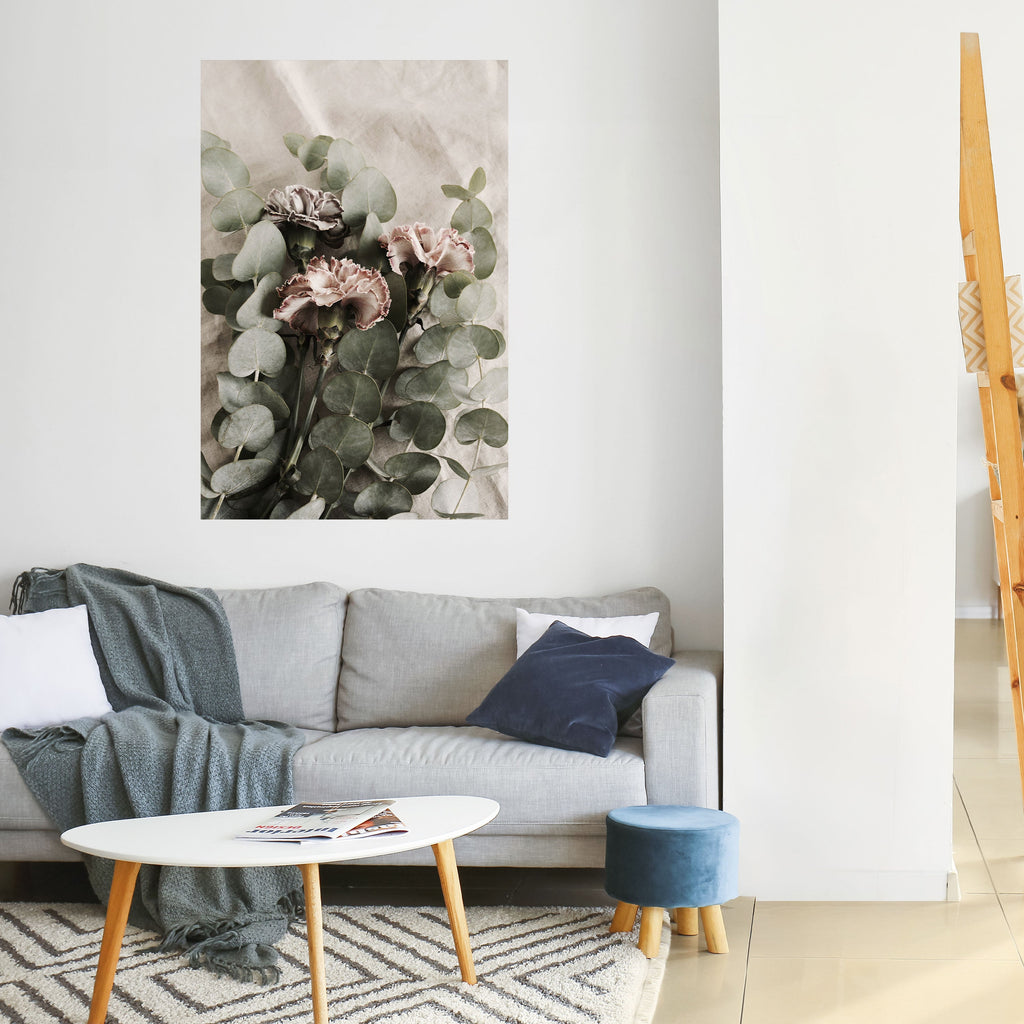 LINEN CLOVES Vertikales Poster zum Abziehen und Aufkleben