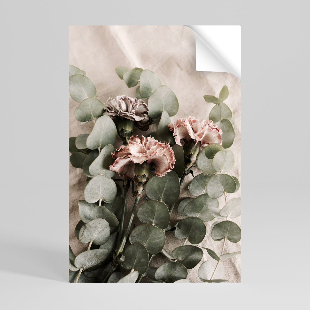 LINEN CLOVES Selbstklebendes Poster - Hochformat