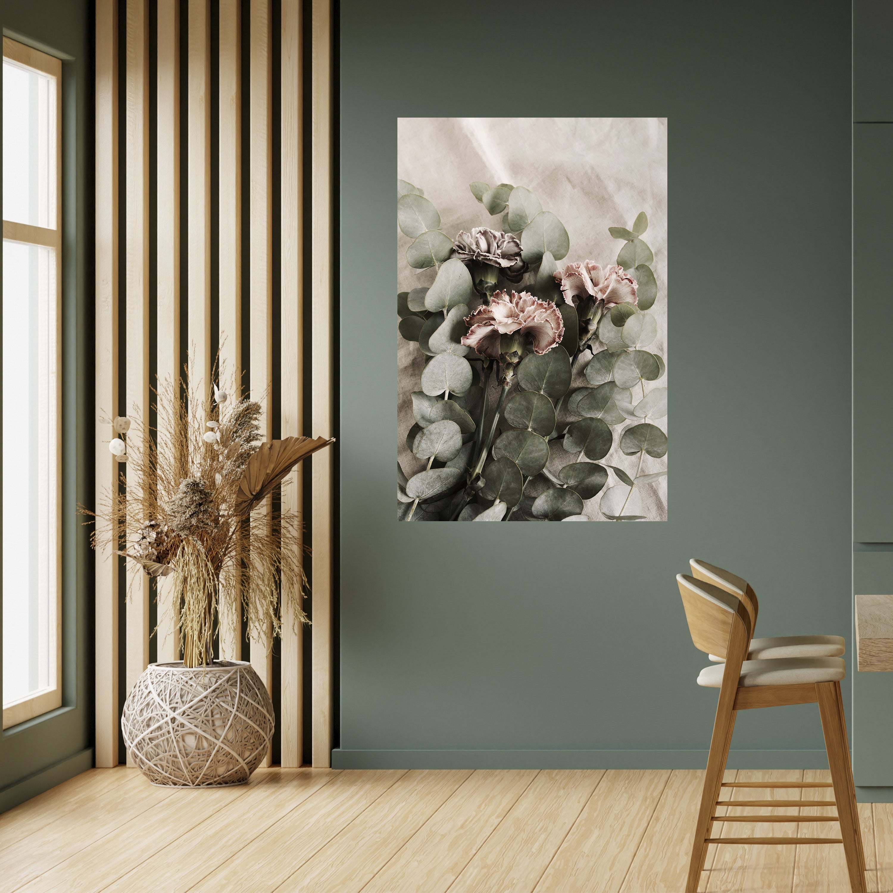 LINEN CLOVES Vertikales Poster zum Abziehen und Aufkleben