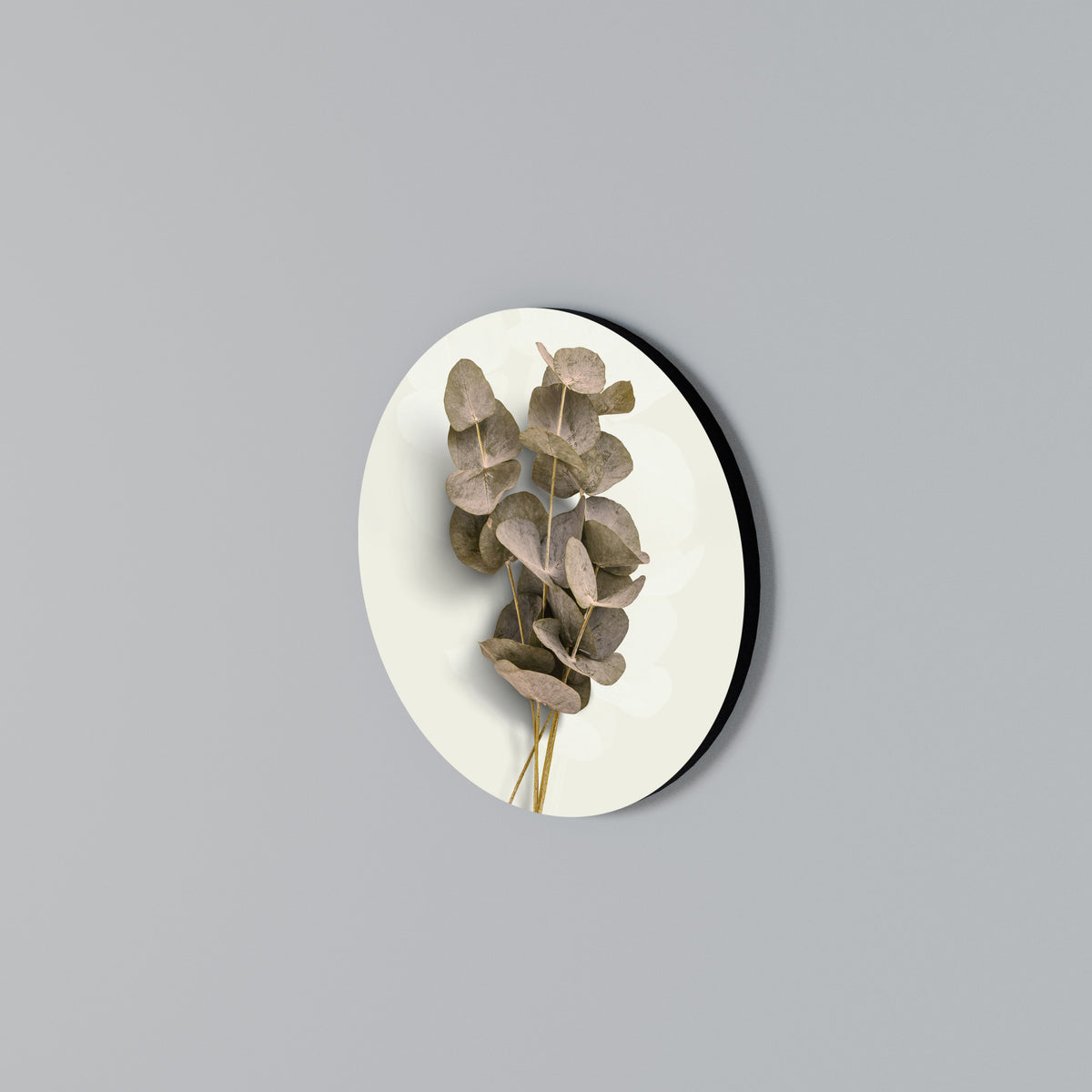 TIMELESS GREENERY Rundes Wandbild