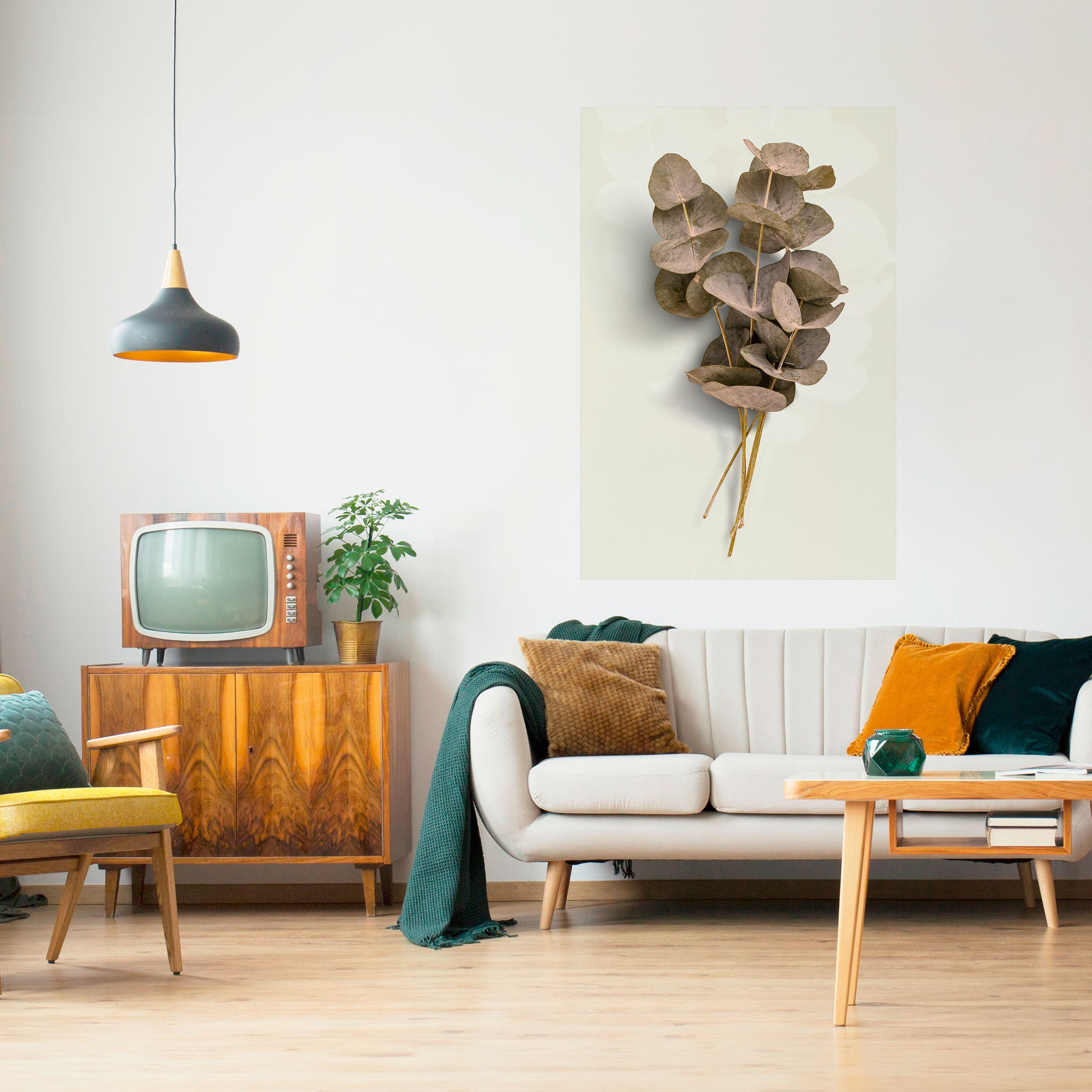 TIMELESS GREENERY Vertikales Poster zum Abziehen und Aufkleben