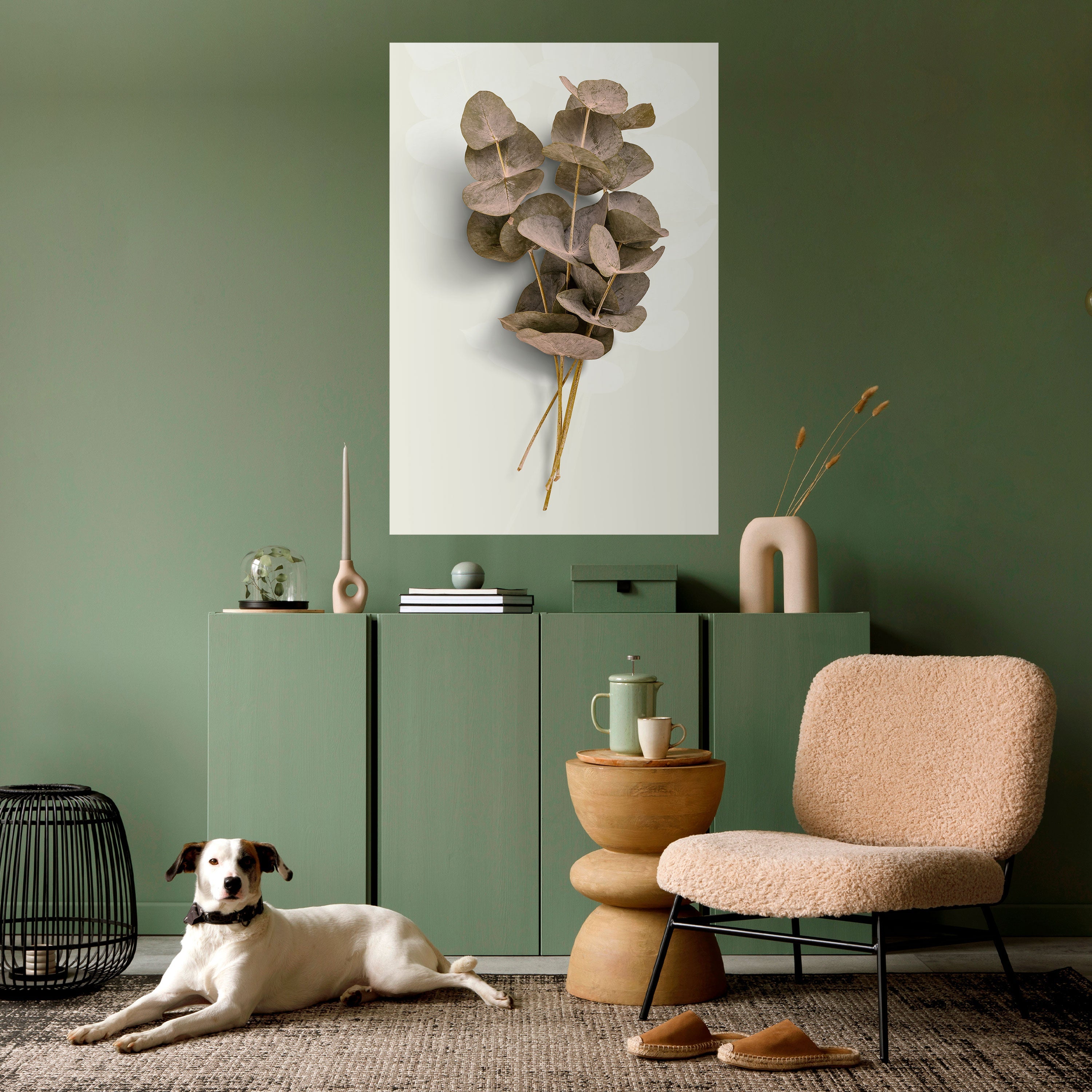 TIMELESS GREENERY Vertikales Poster zum Abziehen und Aufkleben