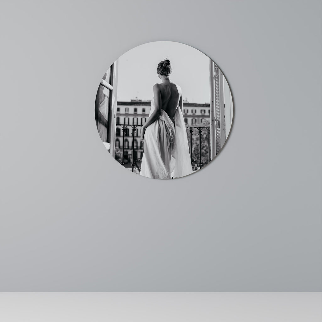 DRESS OF DREAMS Runde Wanddekoration Ø 69 cm