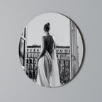 DRESS OF DREAMS Runde Wanddekoration Ø 69 cm