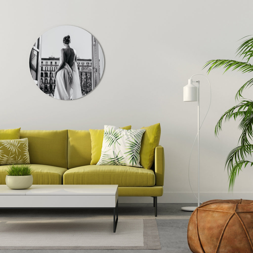 DRESS OF DREAMS Runde Wanddekoration Ø 69 cm